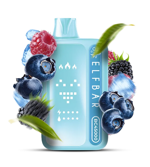 Ельф BC45000 Blue Razz Ice (Ягідний лимонад з льодом) elf-bar-bc45000-blue-razz-ice-yahidnyi-lymonad-z-lodom фото