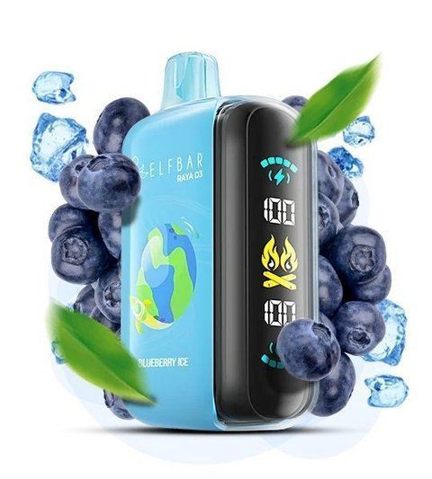 Ельф RAYA D3 25000 Blueberry Ice (Чорниця з прохолодою) 82676227 фото